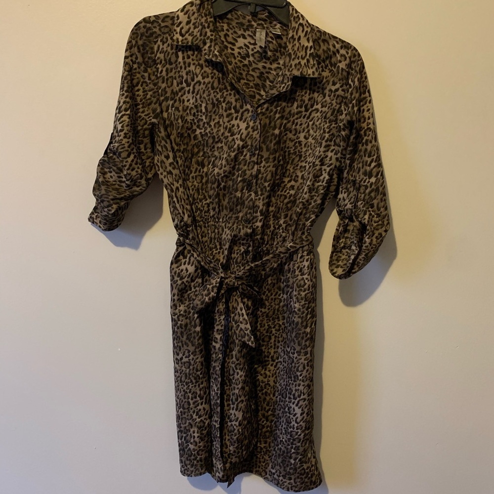 Tacera Animal print dress 006